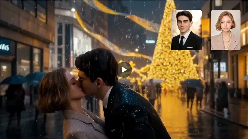 AI Rain Kiss Video Generator