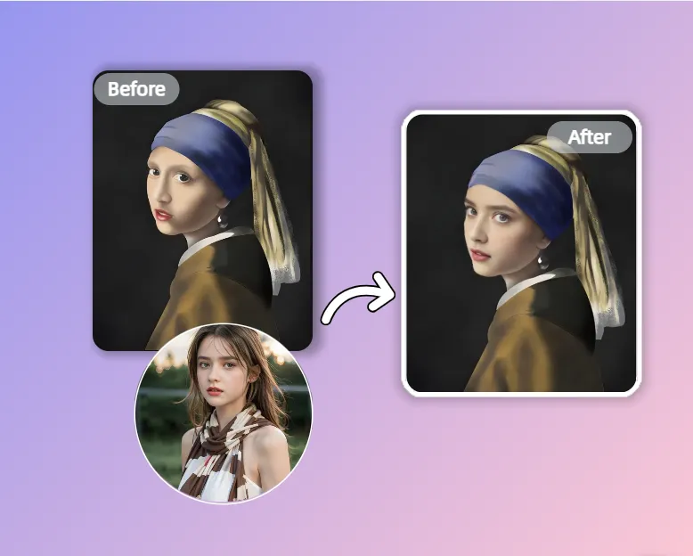 Your Face in Art: Morph Into Masterpieces