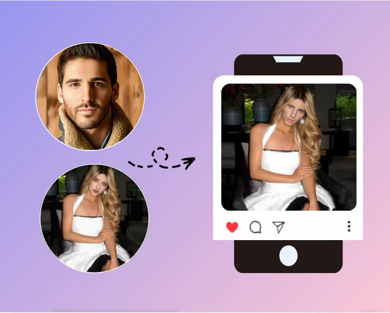 Face Morphing Fun :  Social Media Boost