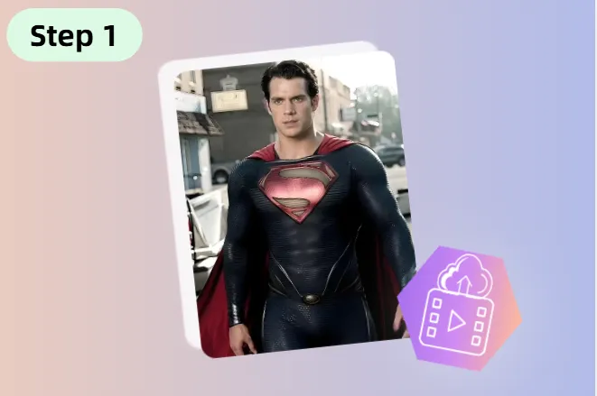 Step 1: Upload a Video (Origin Face)