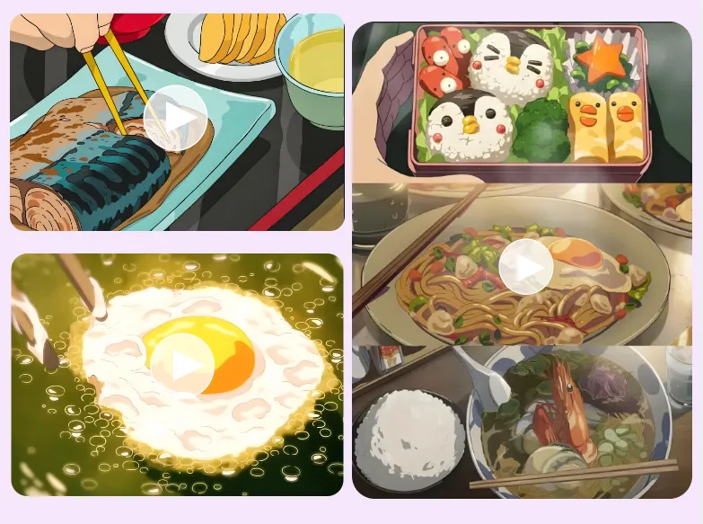 Easily Change Cook Tutorials to Studio Ghibli Food