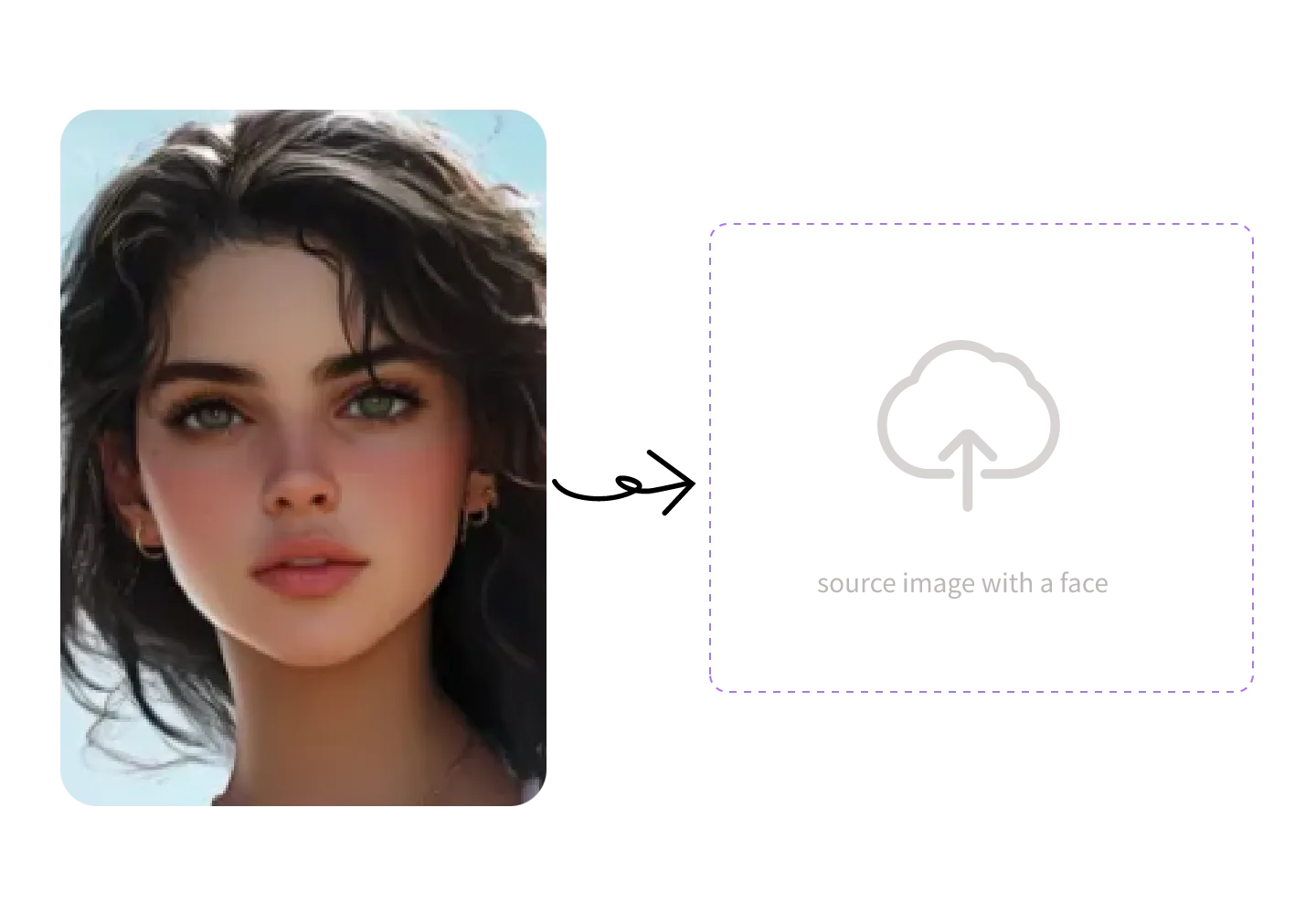 Step 1 Upload the Target Face Image