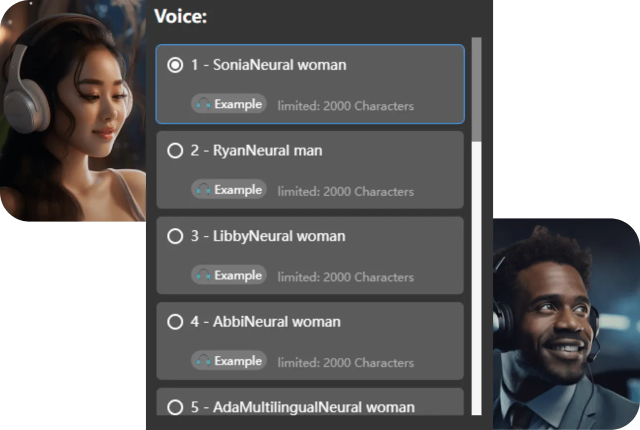 Natural-sounding AI Voice