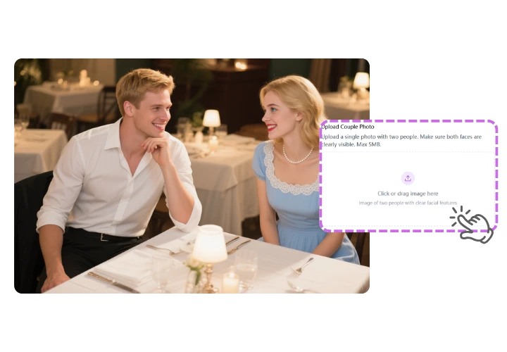 Step 1: Upload a Two-Person Photo